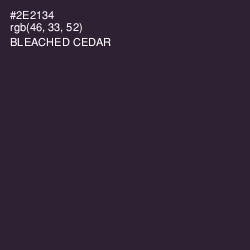 #2E2134 - Bleached Cedar Color Image